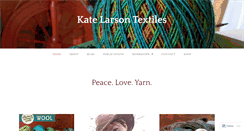 Desktop Screenshot of katelarsontextiles.com